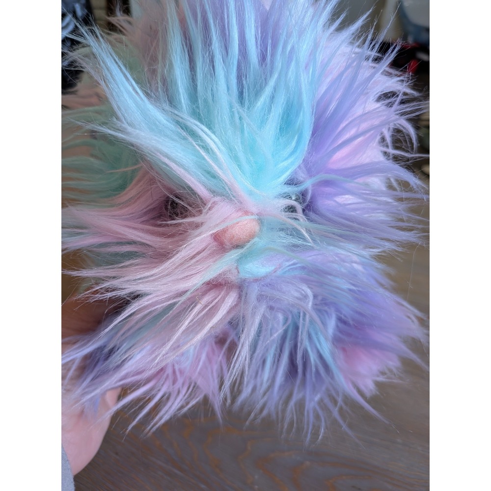 Build a Bear Pastel Fuzzy Long Haired Bunny Rabbit 12"‎ Plush Stuffed Animals